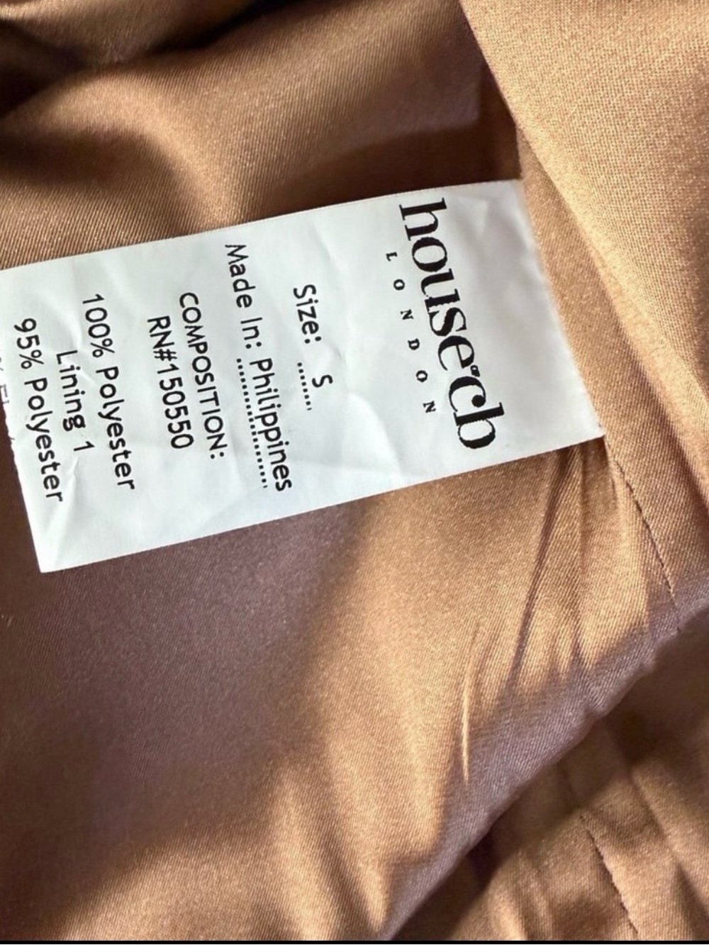 house of cb Satin Dress - Bronze - Picture 7 of 9